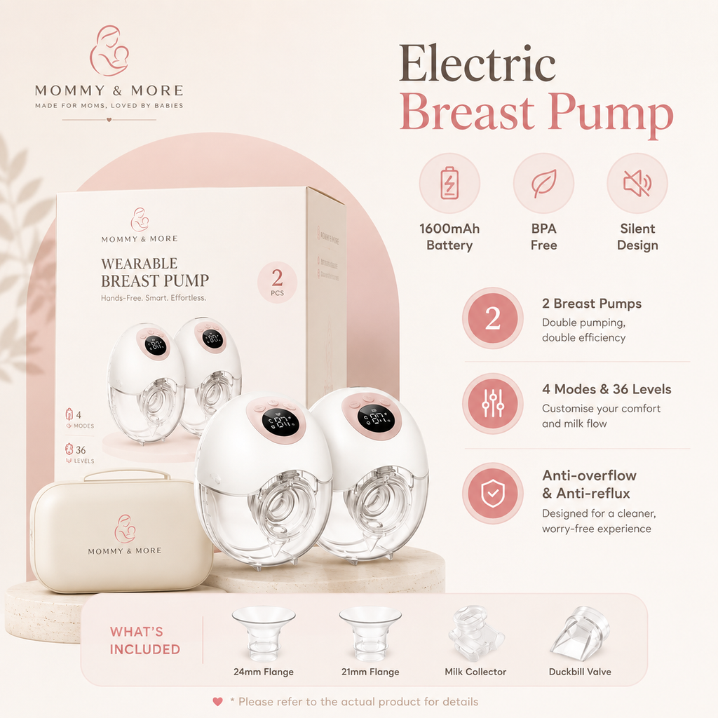 What's included - 2 breast pumps, milk collector, duckbill valve, flanges