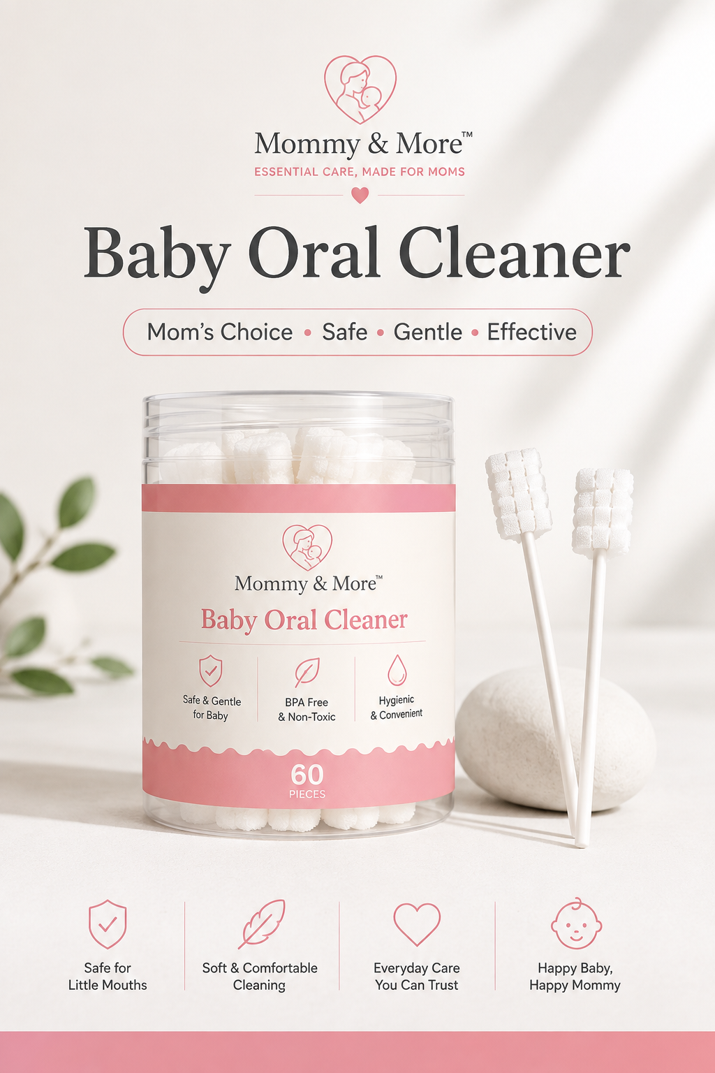 Mommy & More Baby Oral Cleaner detail