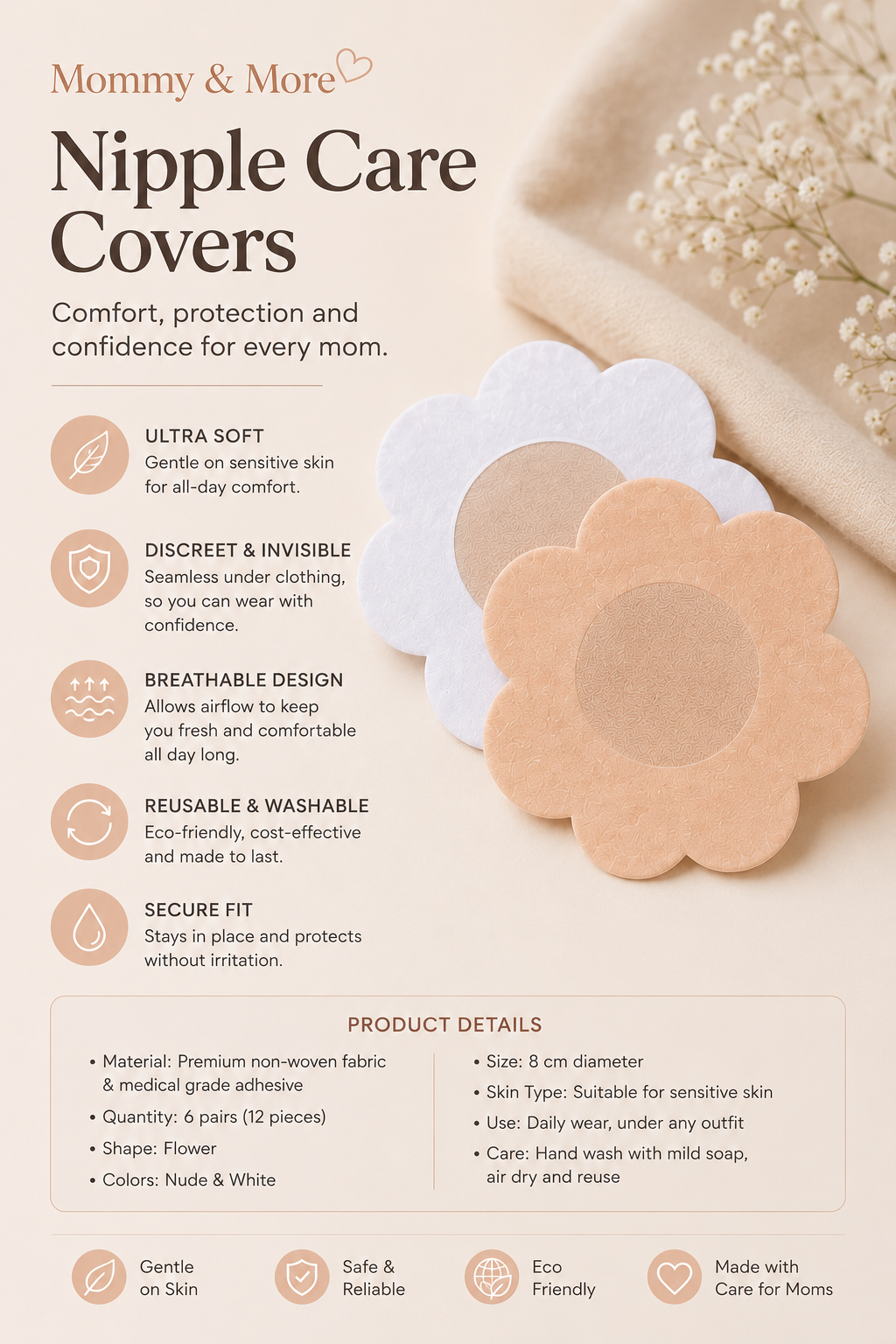 Mommy & More Nipple Covers