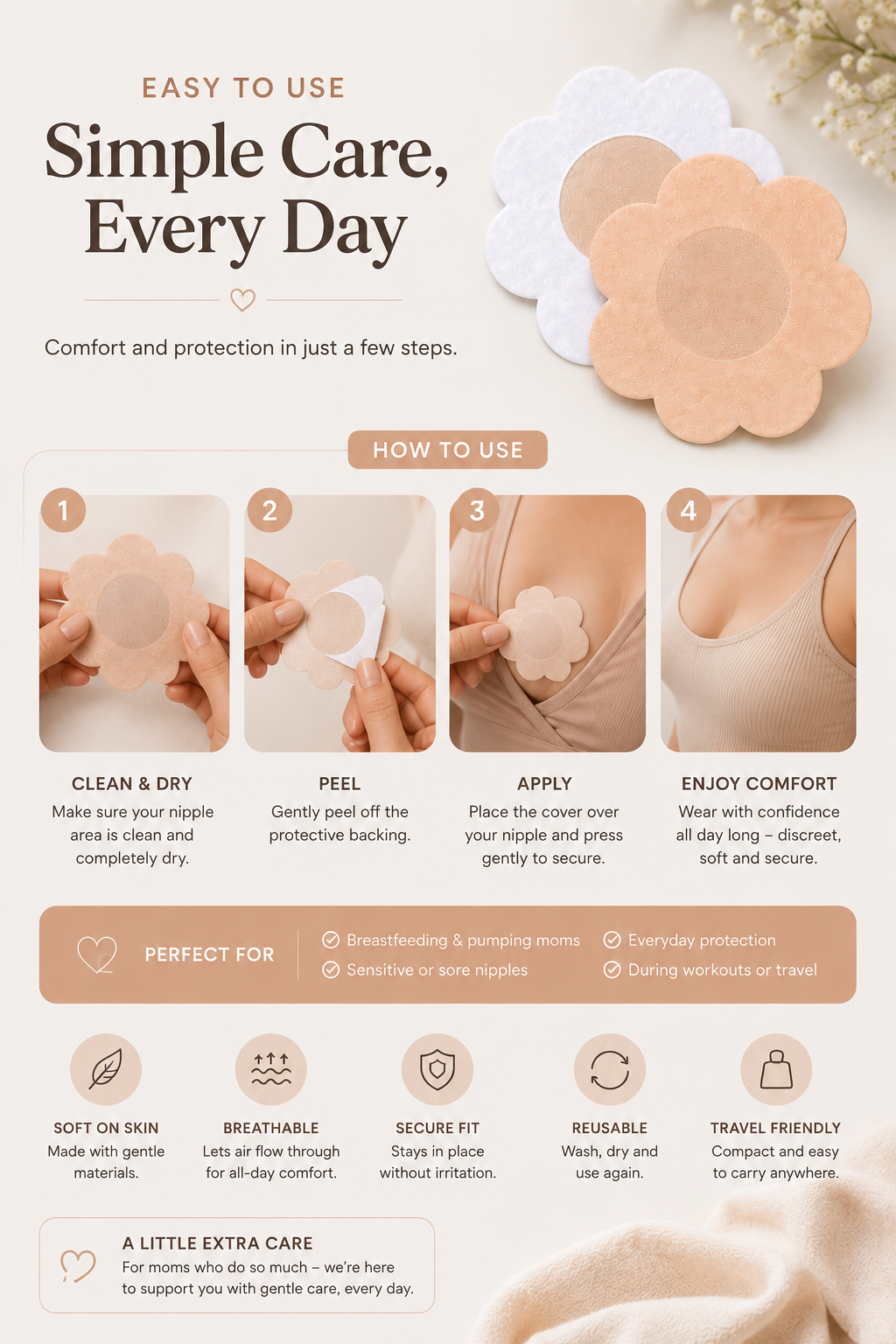 Mommy & More Nipple Covers